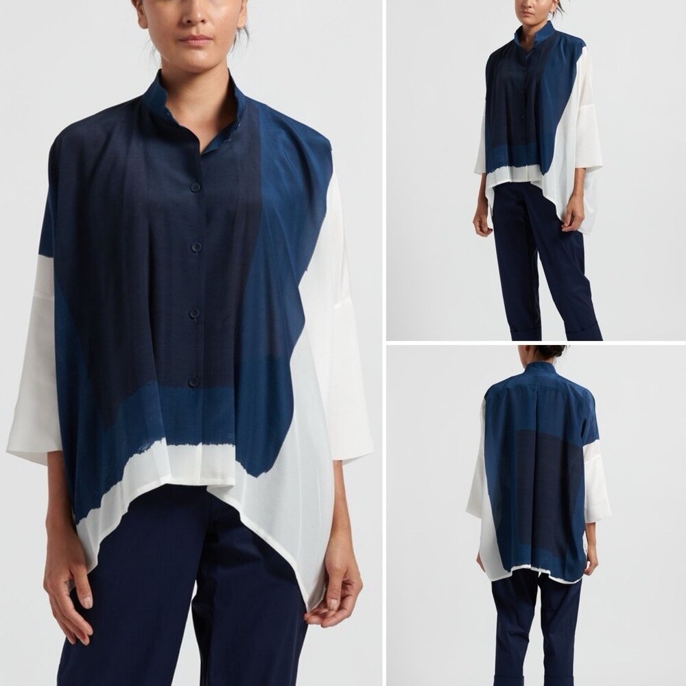 Annette Gortz 100% Silk Blouse